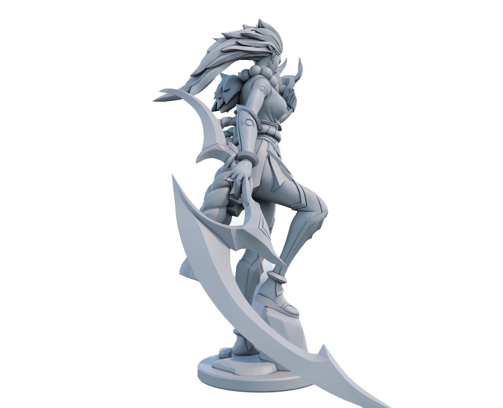 Blood Moon Diana 3D Printed Figure