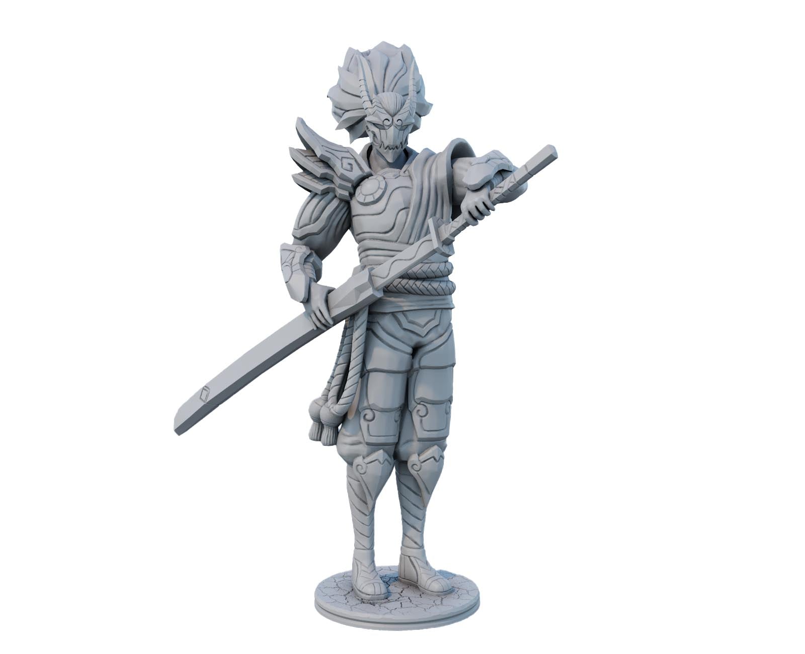 Blood Moon Yasuo 3D Printed Figure