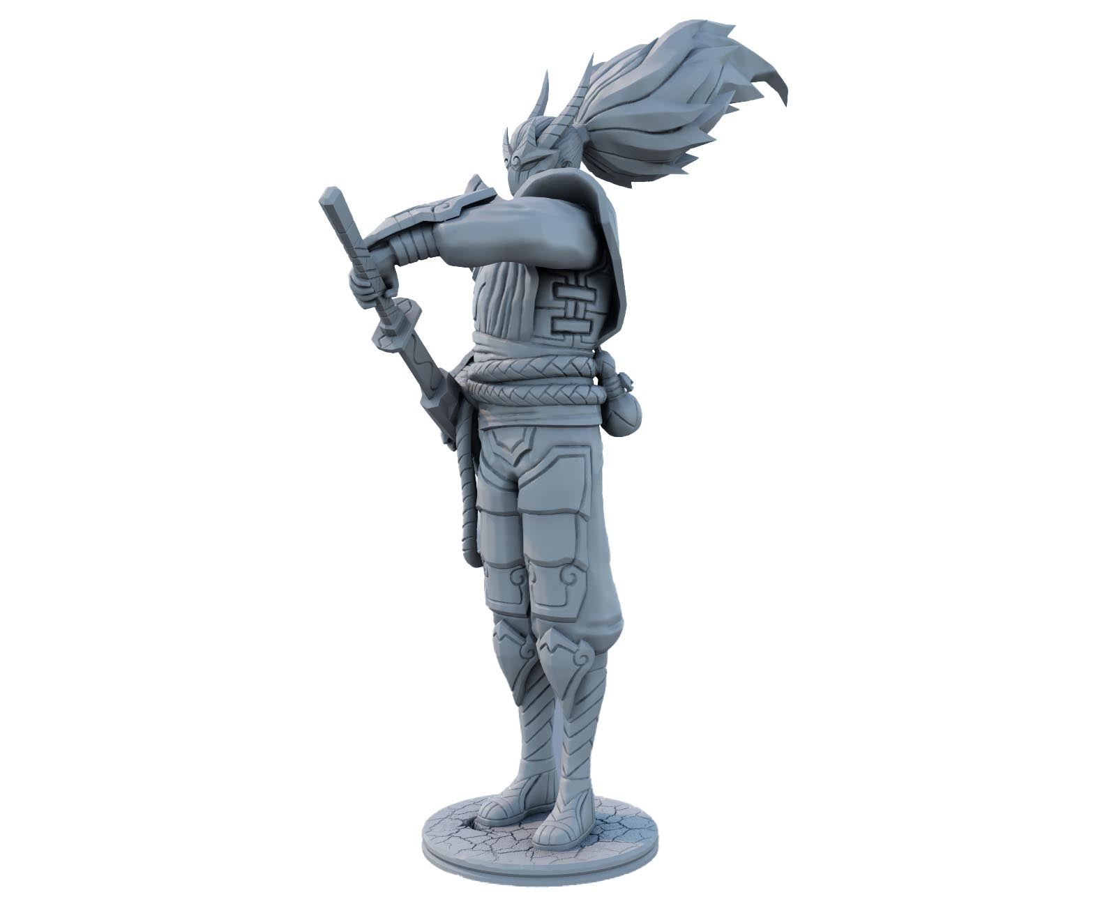 Blood Moon Yasuo 3D Printed Figure