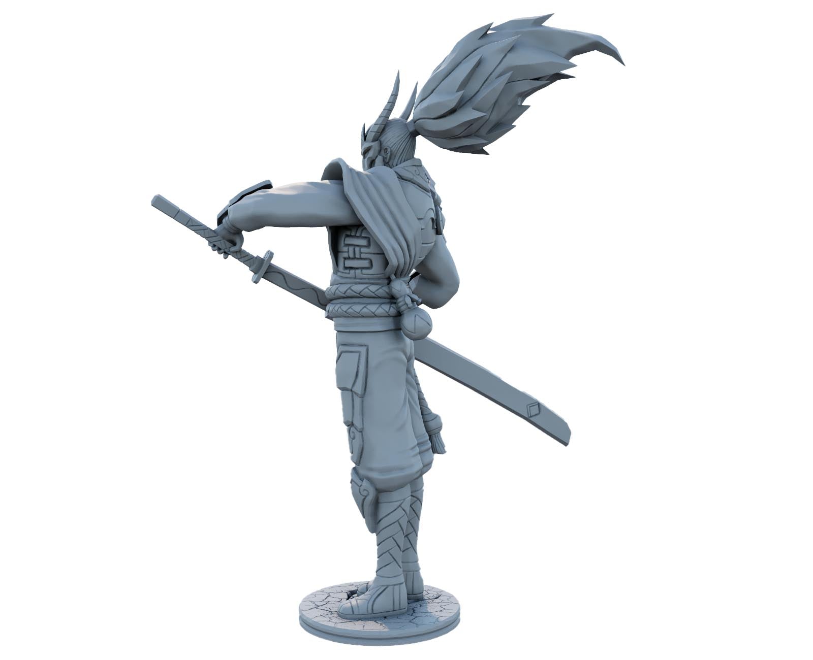 Blood Moon Yasuo 3D Printed Figure