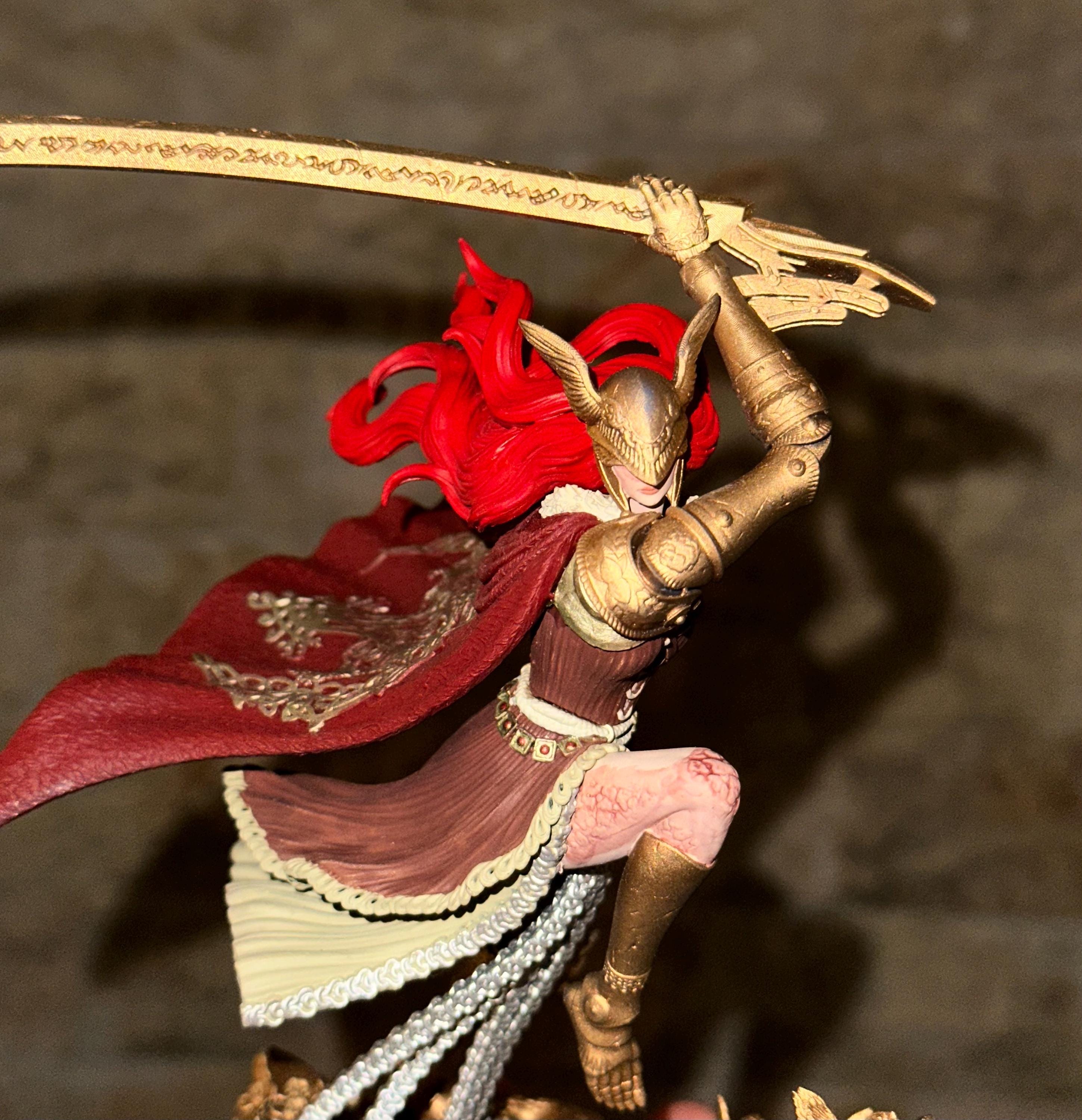 Malenia, Blade of Miquella, Hand-Painted Resin Statue, Elden Ring Collectible
