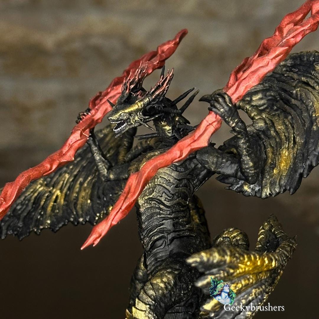 Lichdragon Fortissax, Hand-Painted Resin Statue, Elden Ring Collectible Fanart