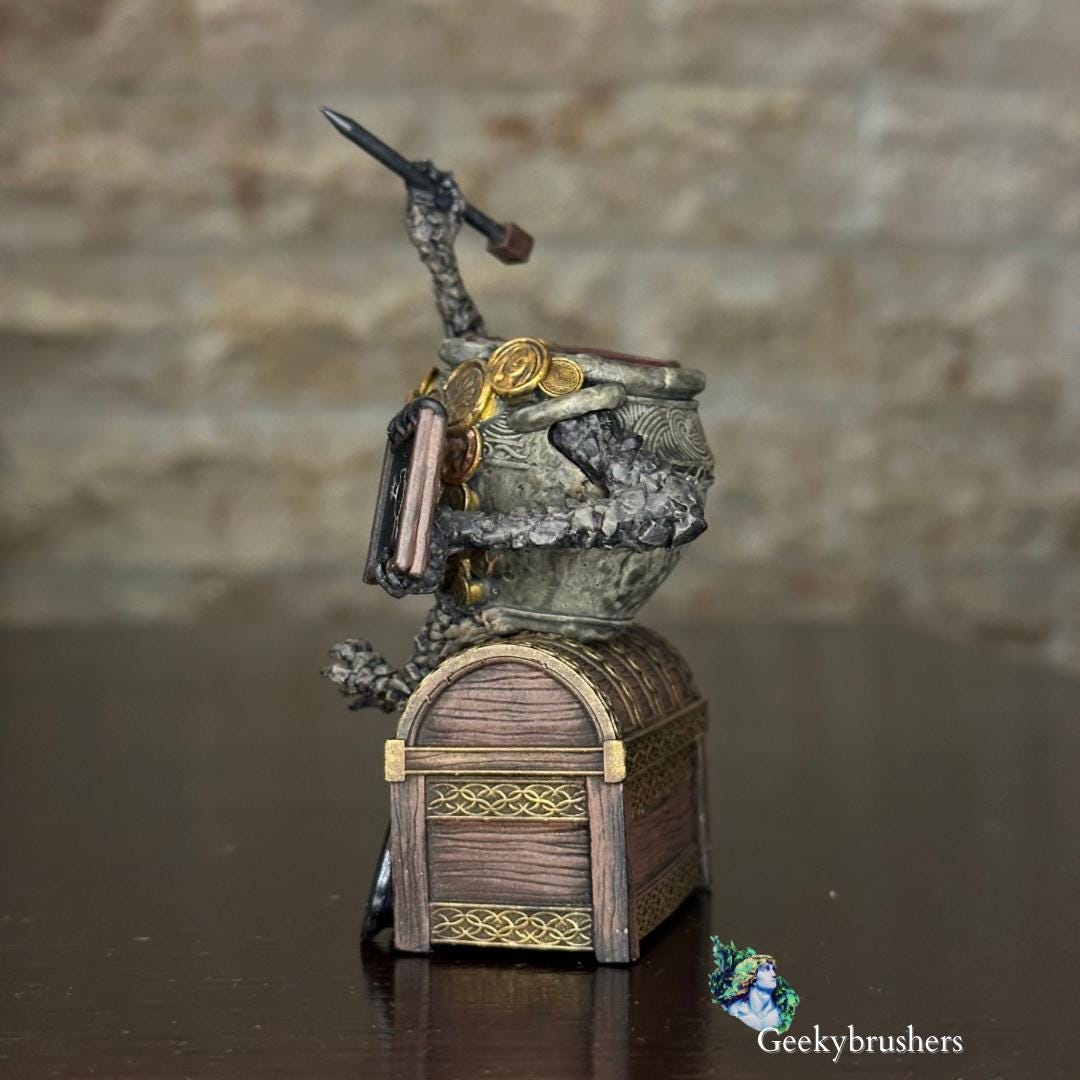 Jar Merchant Figure | Elden Ring Nightreign Statue | 32mm & 75mm | Painted or Unpainted | High Detail 16K Resin | Volition Miniatures License