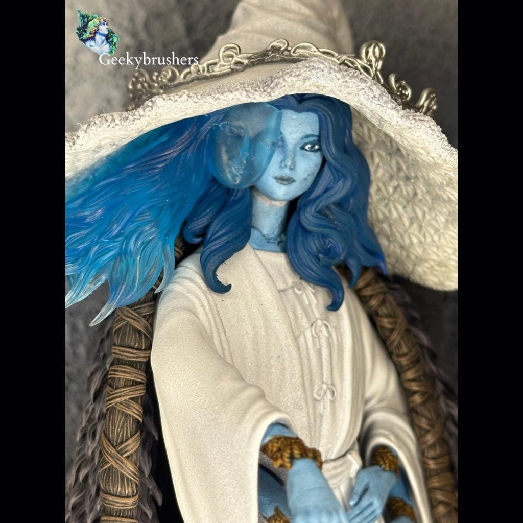 Ranni the Moon witch, Hand-Painted Resin Statue, Fan art Elden Ring Collectible