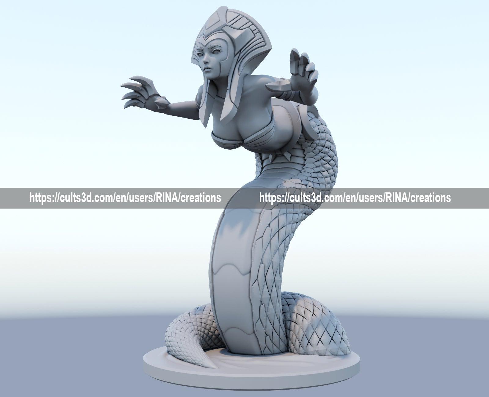 Cassiopeia 3D Printed Figure
