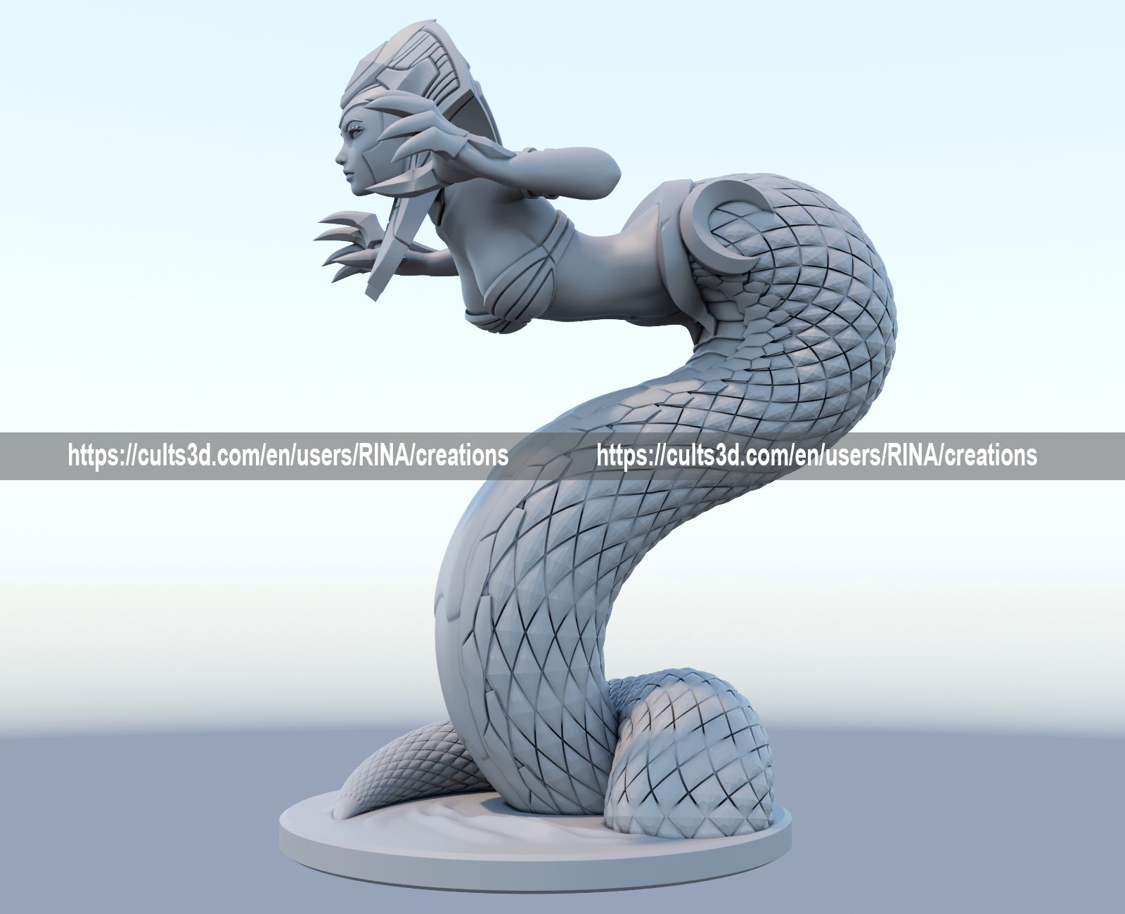 Cassiopeia 3D Printed Figure