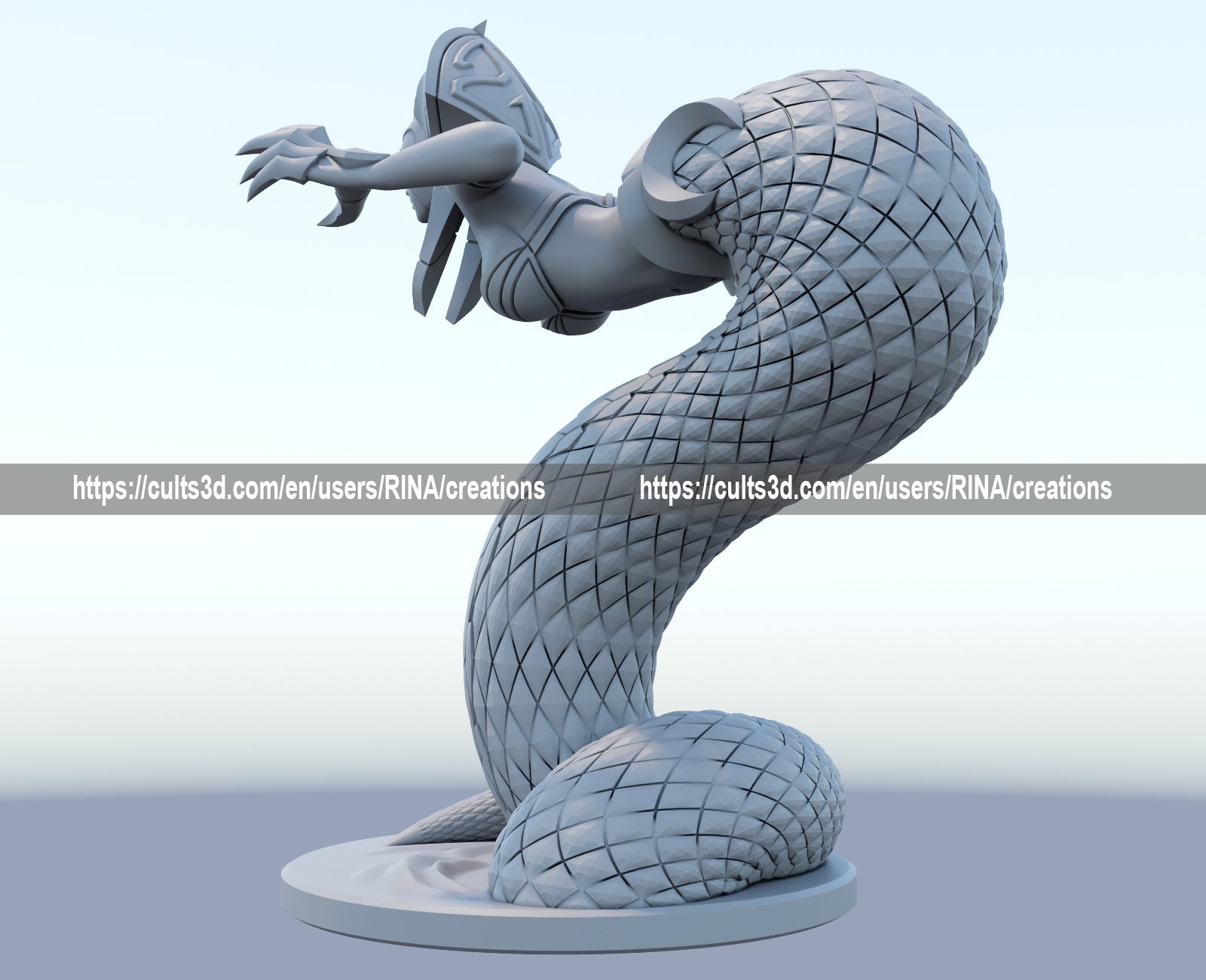 Cassiopeia 3D Printed Figure