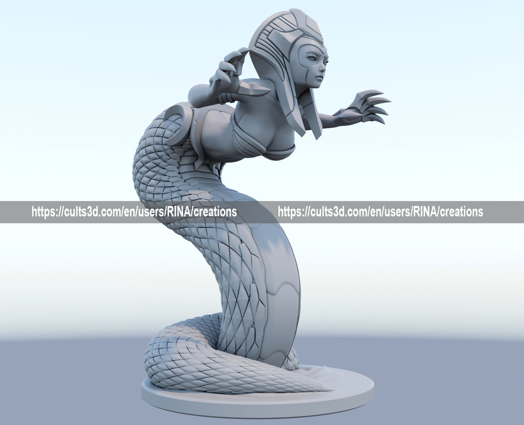 Cassiopeia 3D Printed Figure
