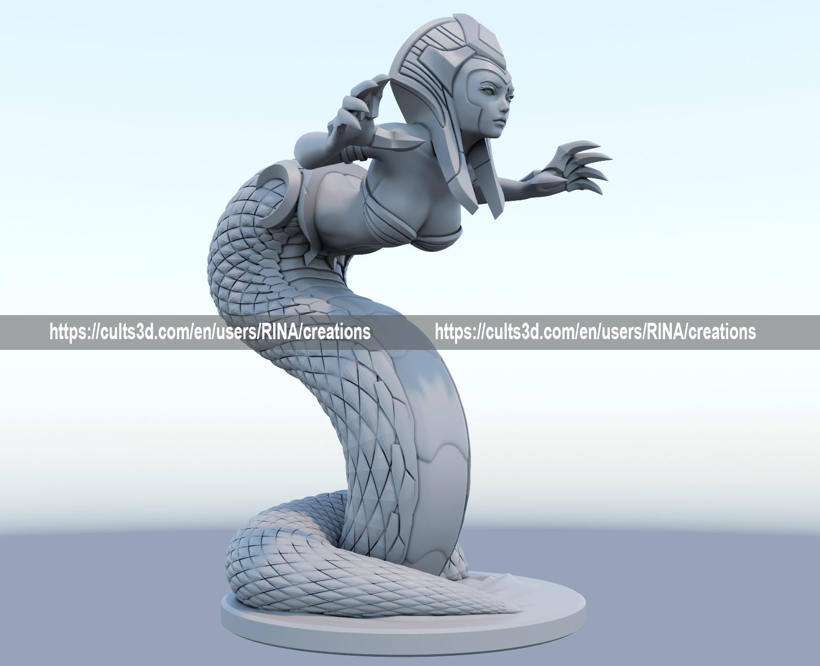 Cassiopeia 3D Printed Figure