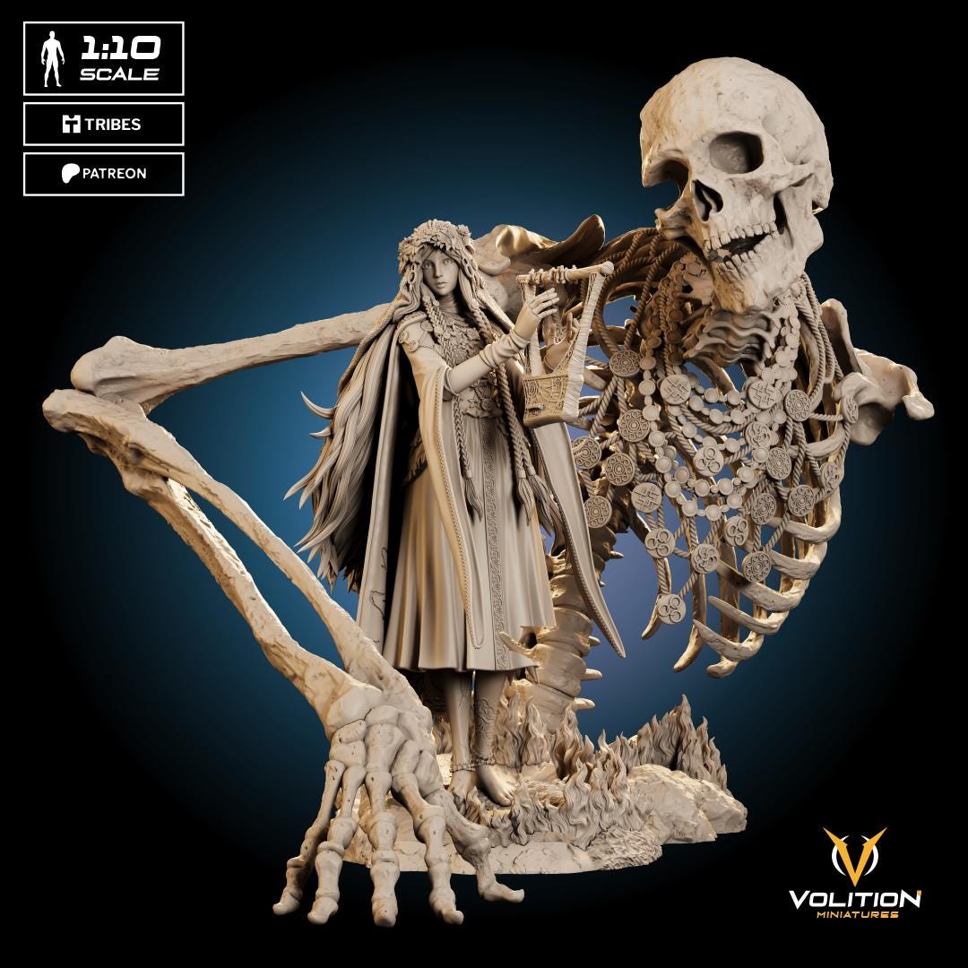 Elden Ring Revenant & Sebastian Statue | Hand-Painted Resin Collectible