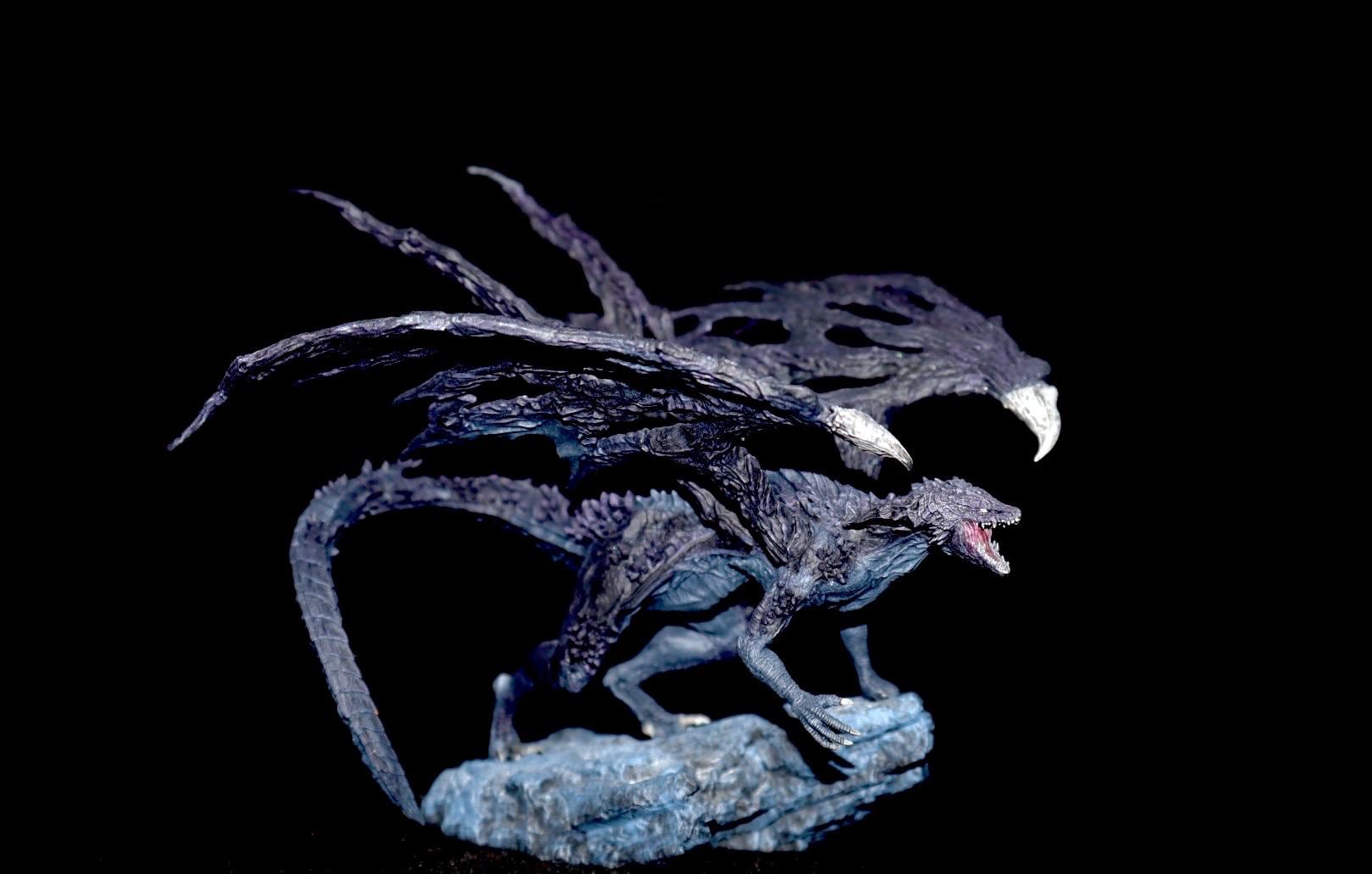 Darkeater Midir from dark souls 3, resin figure, diorama, dragon, gamer gift