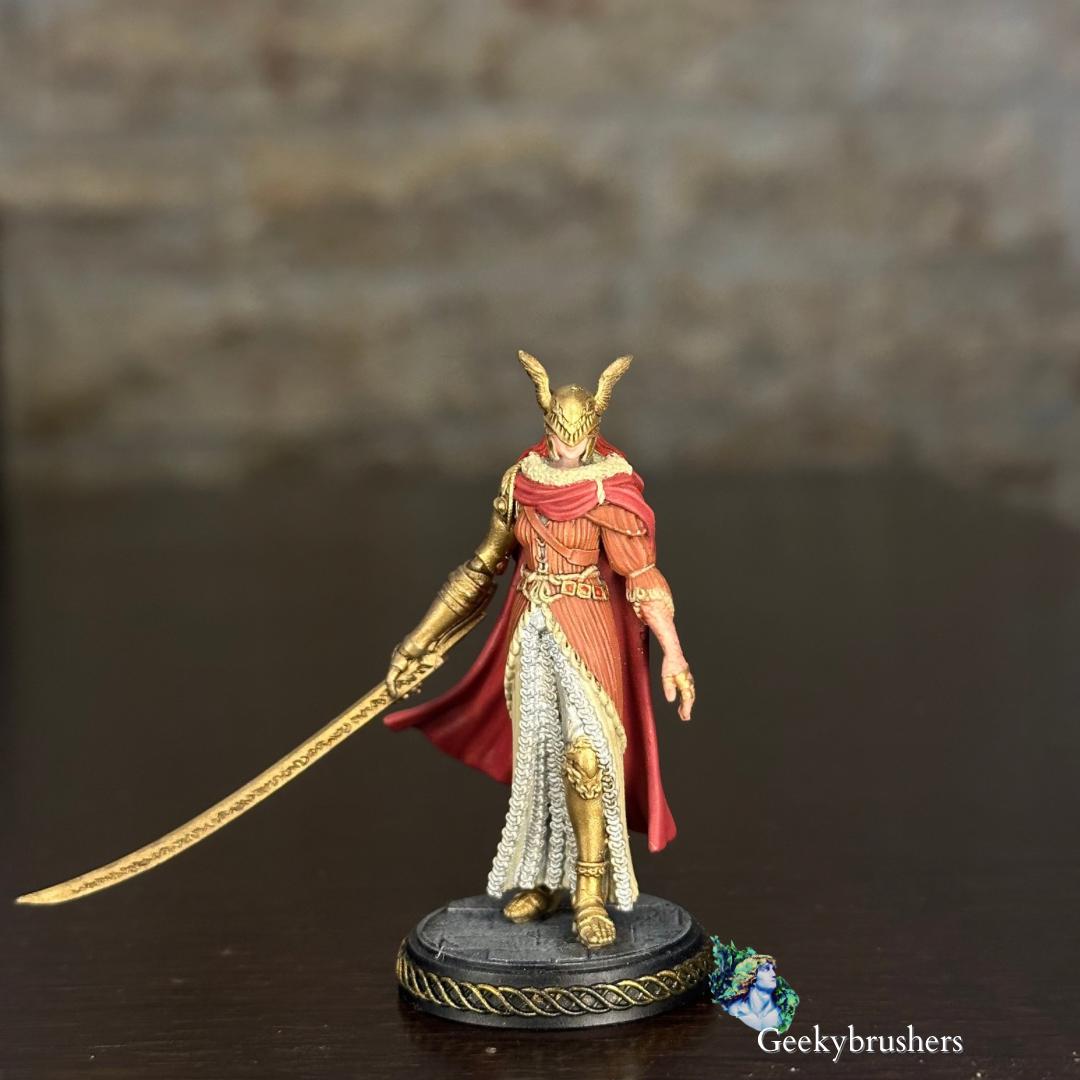 Malenia, Blade of Miquella – Phase 1 Figure | Hand-Painted or Unpainted Resin Statue | Elden Ring Collectible | 16K Print | VolitionMiniatur