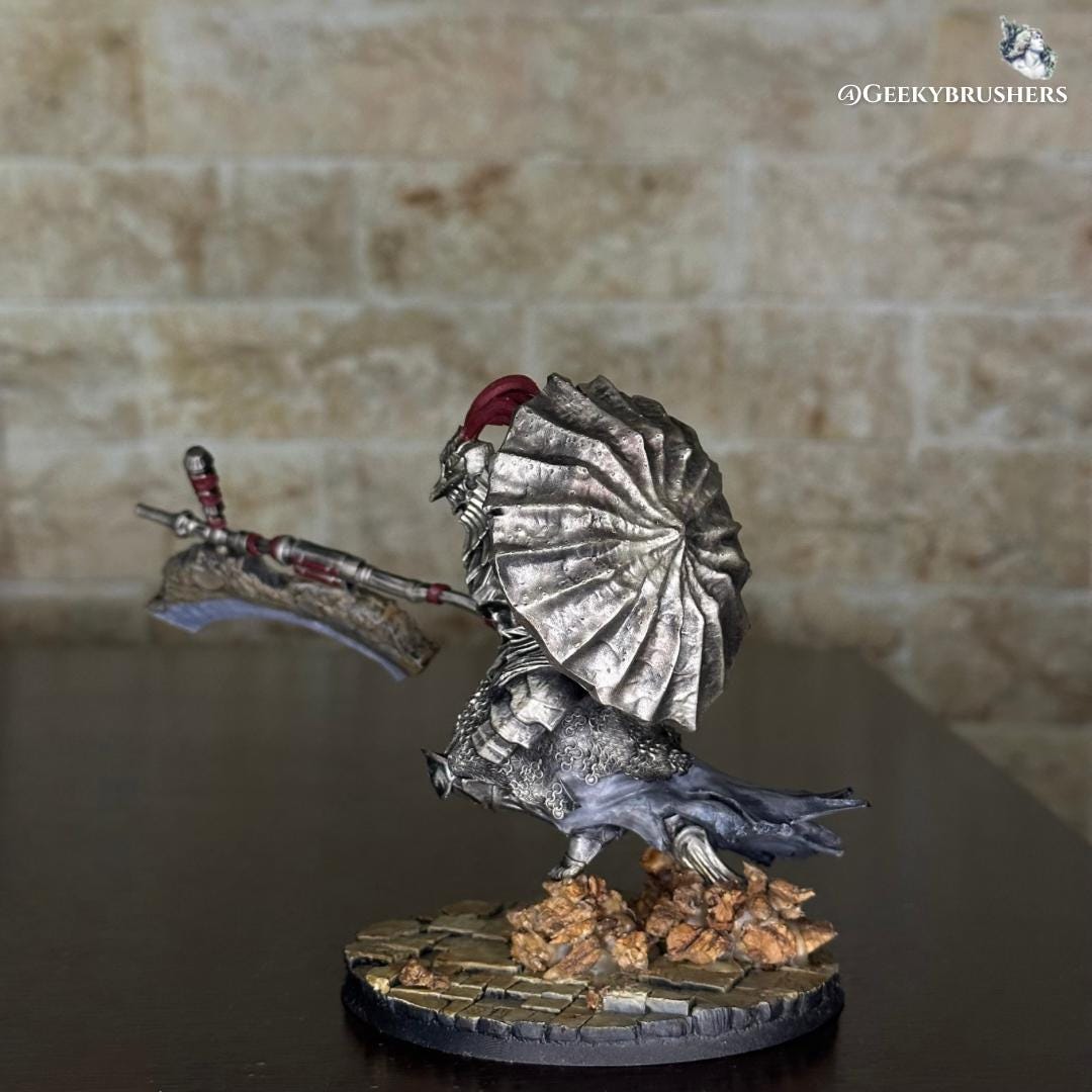 Dragon slayer armour l Dark Souls 3 Collectible Statue | Resin Figure |Hand-Painted Fan Art | 16K High Detail | One-Piece Display Model