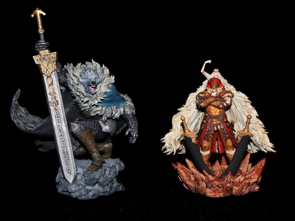 Promised Consort Radahn & Miquella | Elden Ring Fanmade Figure/Miniature| Hand-Painted Collector’s Statue