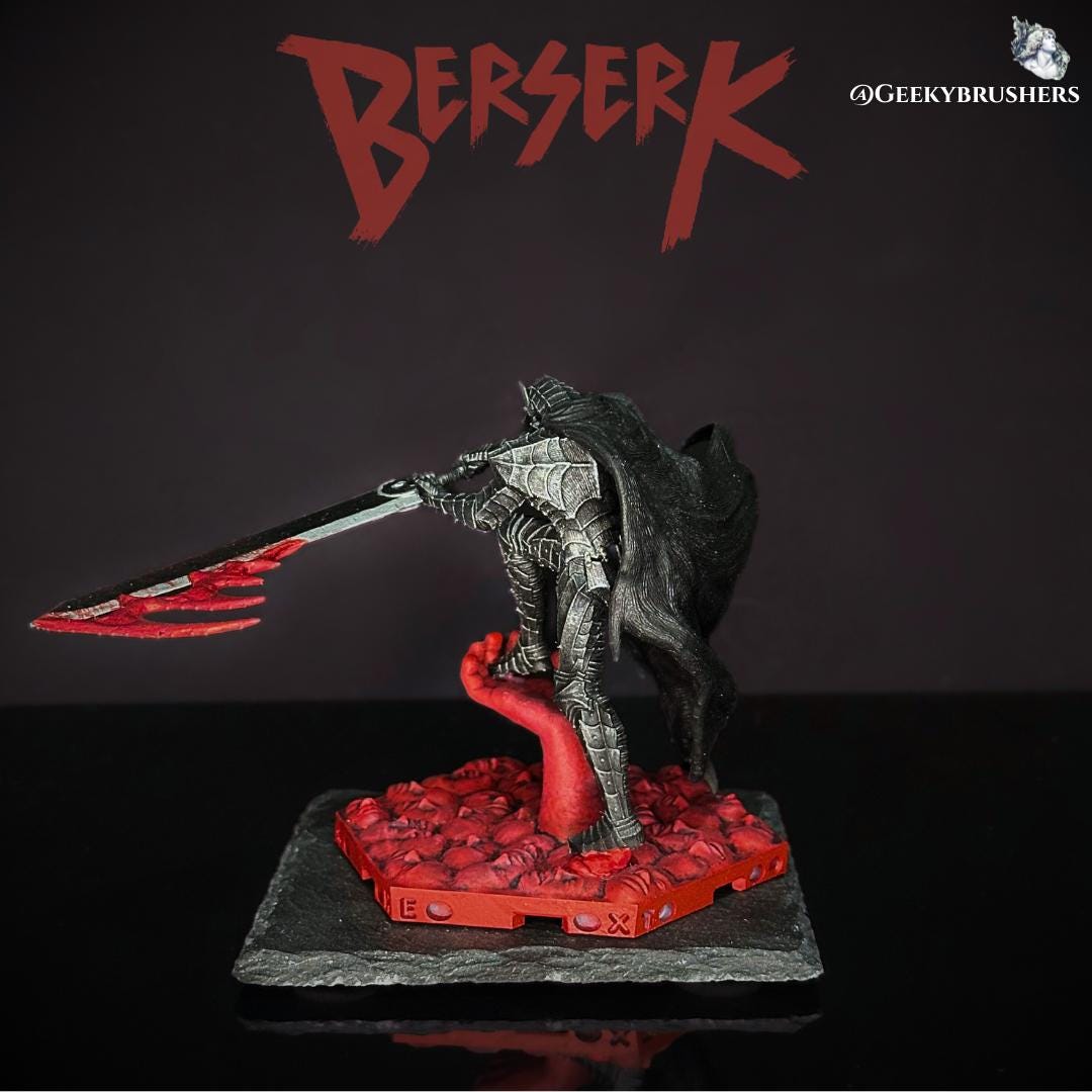 Berserk Guts Berserker Armor Figure: Hand-Painted Resin Statue