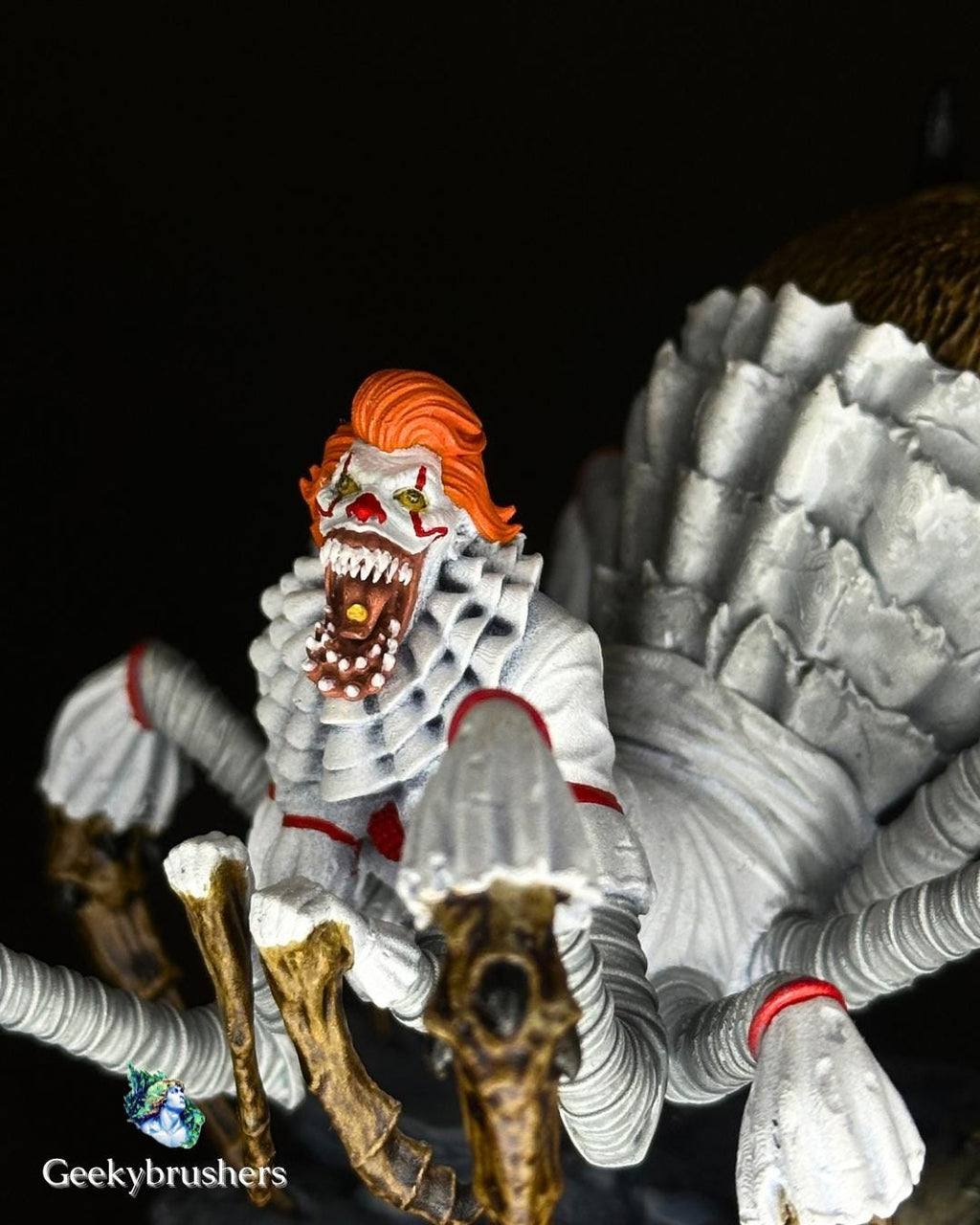 It - Pennywise Spider form Figure | Hand-Painted Resin Diorama (75mm)