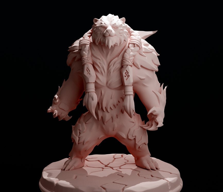Volibear 3D Printed Figure