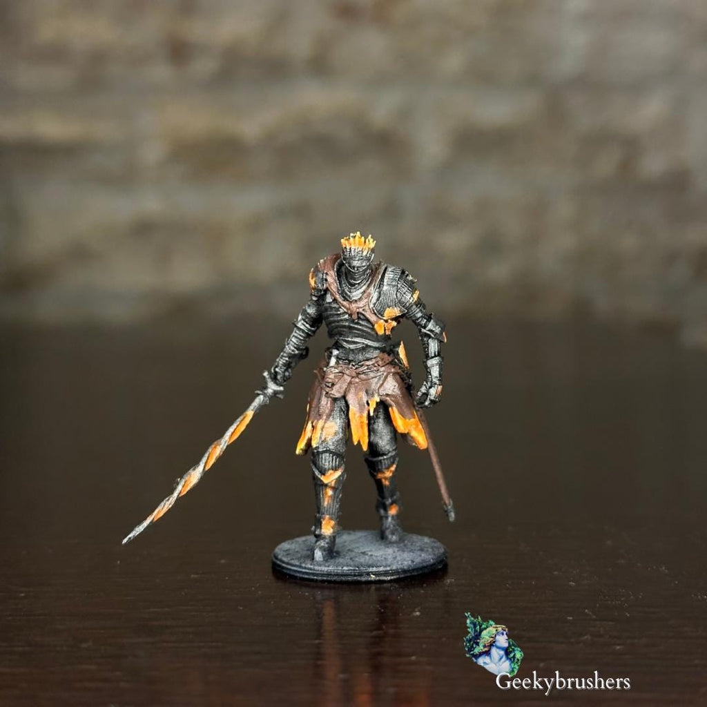 Soul of cinder miniature |  Resin Statue | Dark Souls 3 , high Detailed ~32mm scale