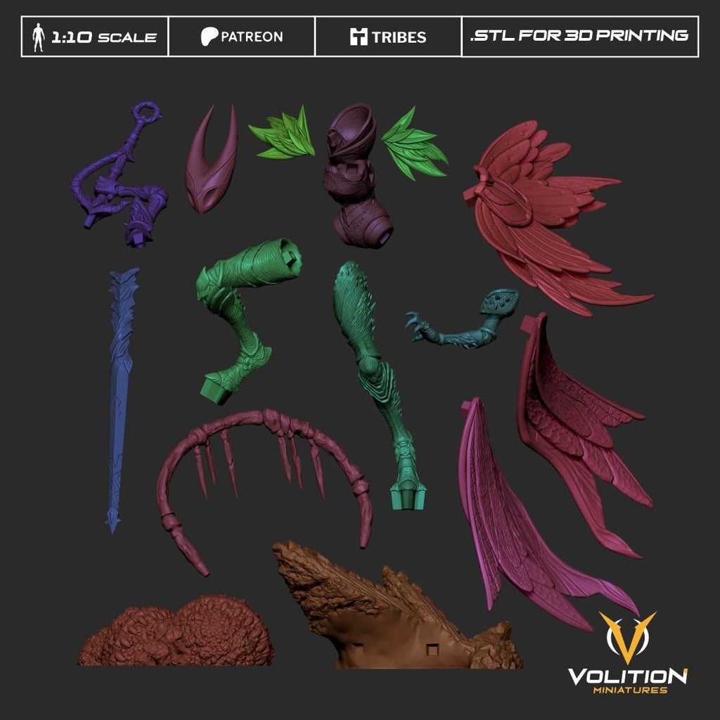 Hornet  from Hollow Knight Silksong| 1:10 Statue |Highly Detailed| VolitionMiniatures Model | Painted-Unpainted |Diorama Fanart