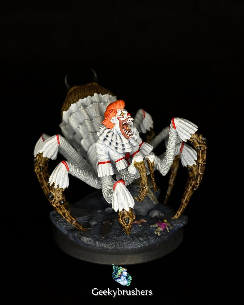 It - Pennywise Spider form Figure | Hand-Painted Resin Diorama (75mm)