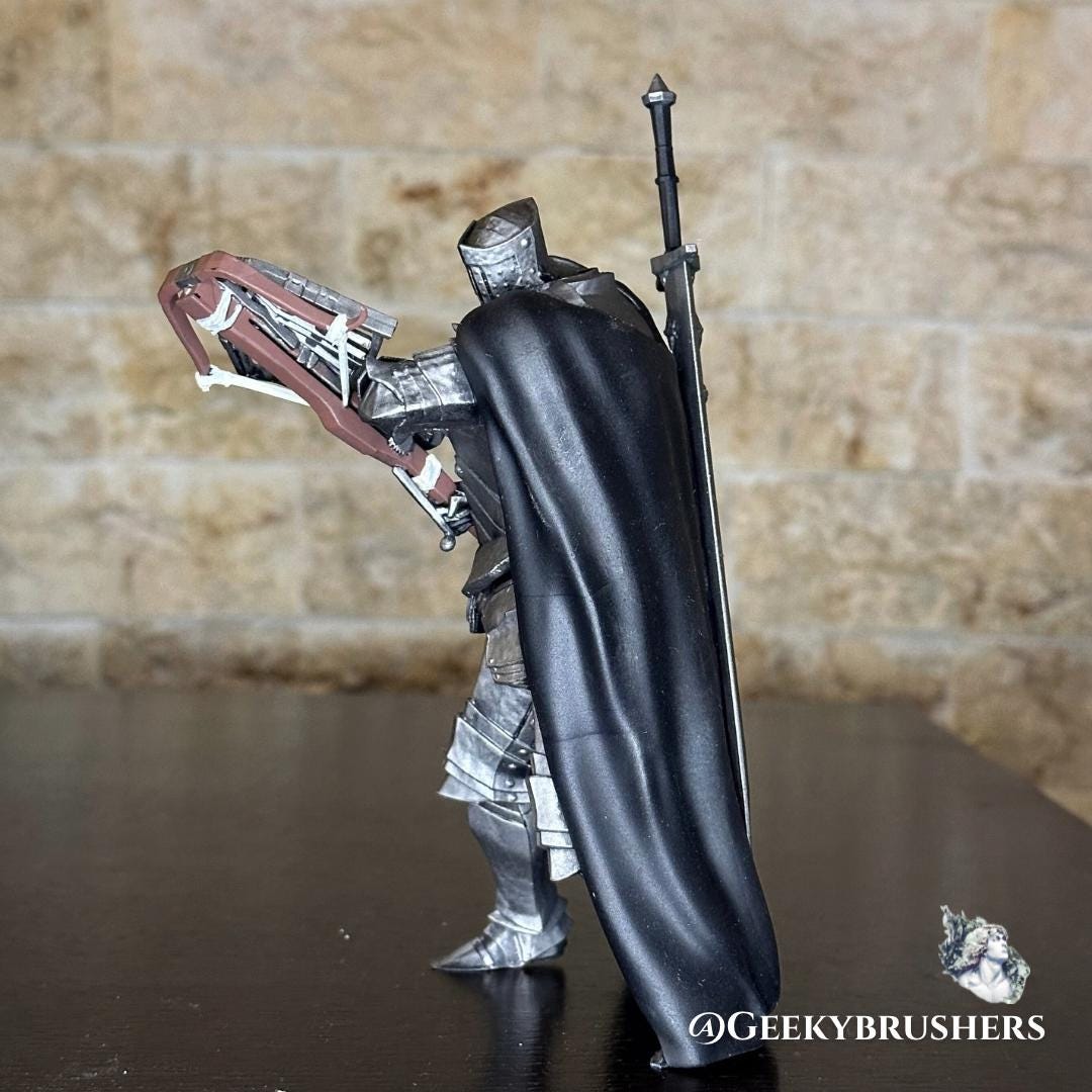 Blackgaol knight Elden Ring Figure-Miniature-Statue | Hand-Painted Resin Fan Art Statue