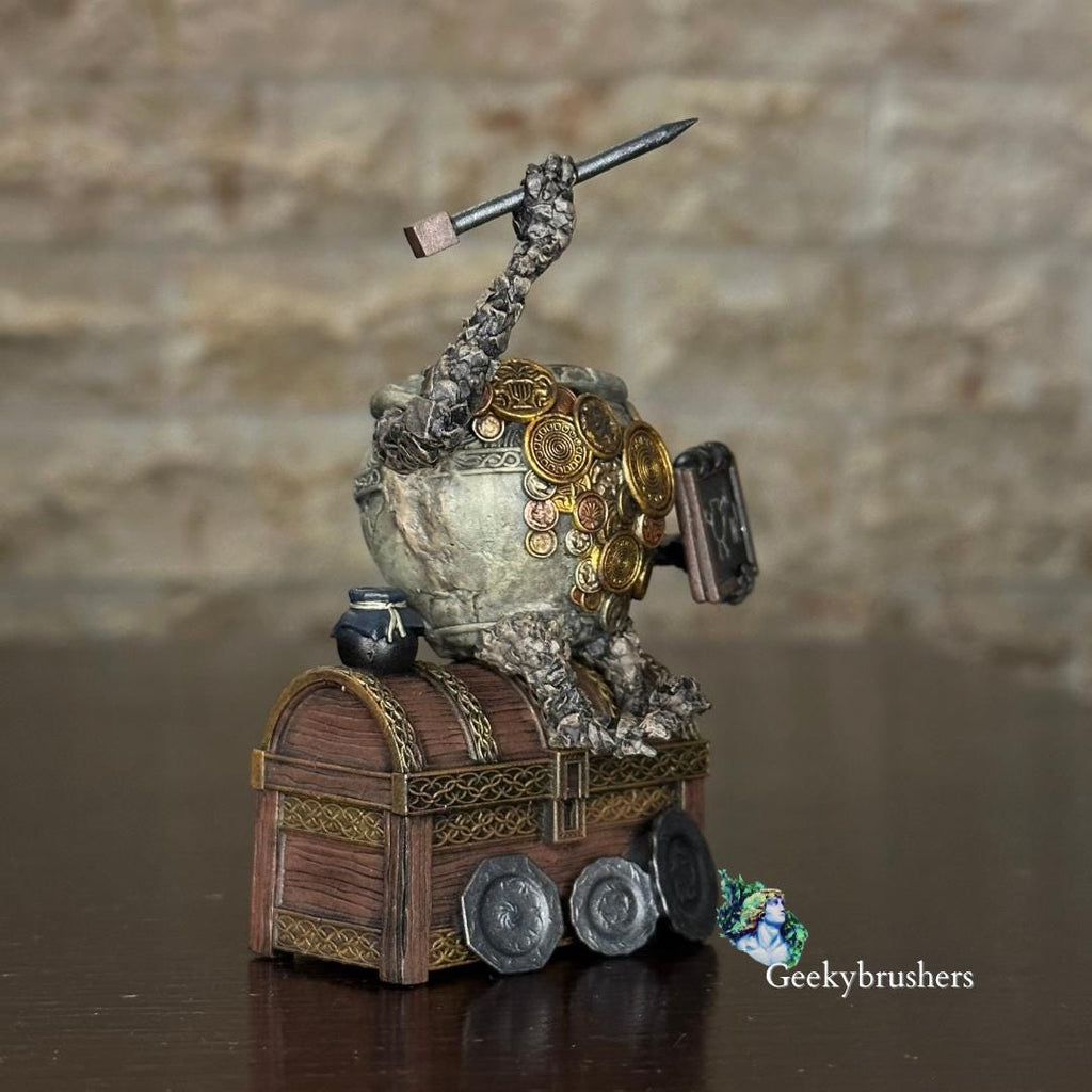 Jar Merchant Figure | Elden Ring Nightreign Statue | 32mm & 75mm | Painted or Unpainted | High Detail 16K Resin | Volition Miniatures License