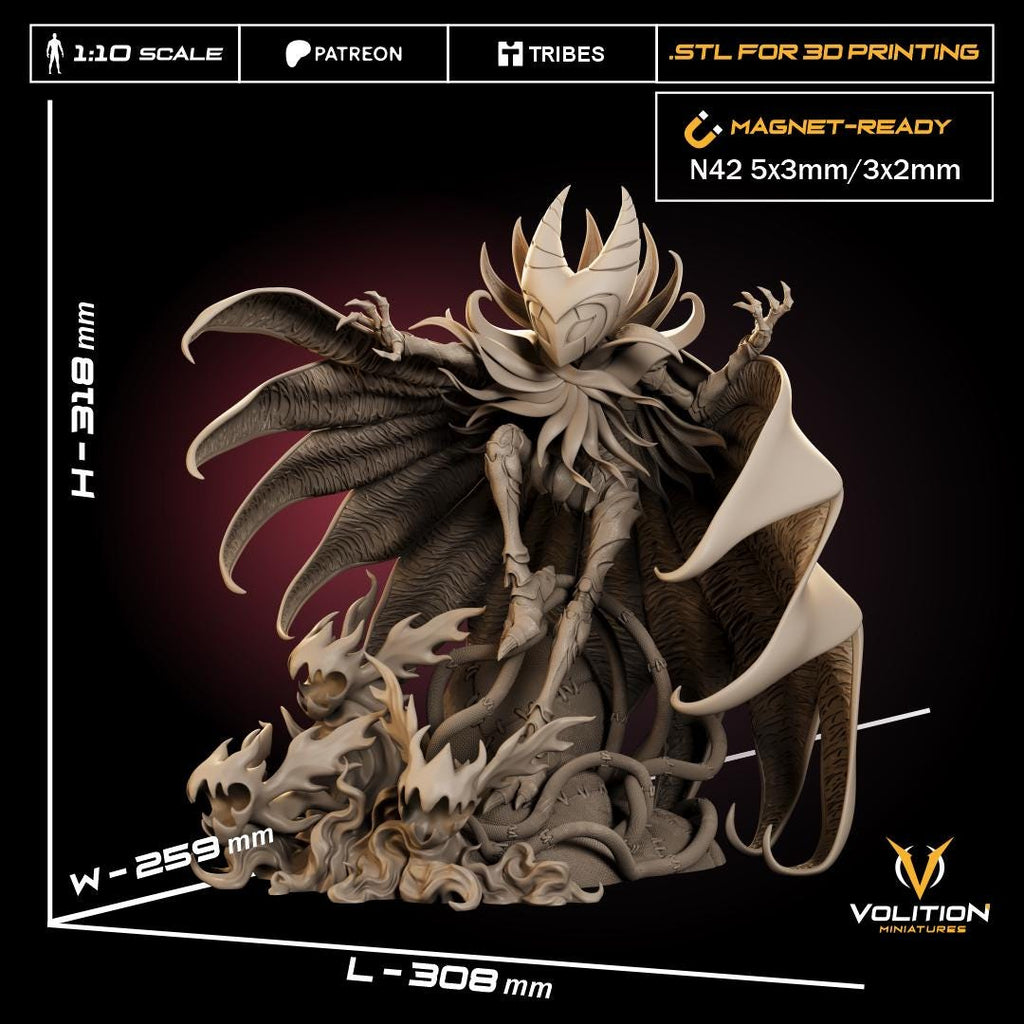 Nightmare King Grimm Statue | Hollow Knight Diorama, 1:10 Scale