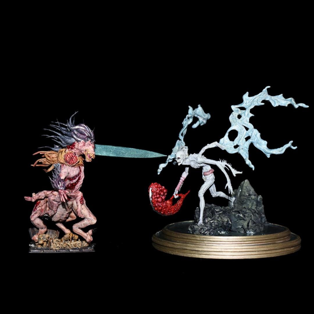 Ludwig the Holy Blade Figure| Bloodborne| Hand-Painted Boss Statue