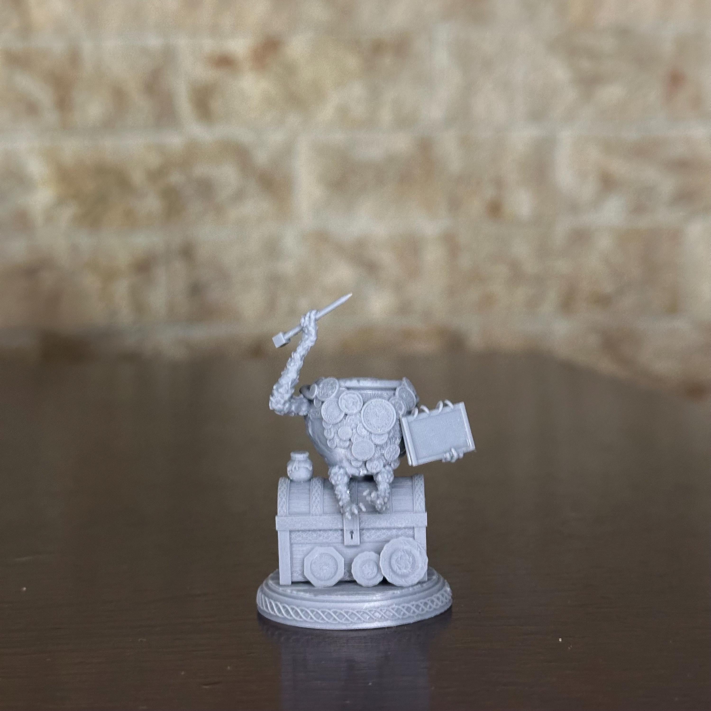 Jar Merchant Figure | Elden Ring Nightreign Statue | 32mm & 75mm | Painted or Unpainted | High Detail 16K Resin | Volition Miniatures License
