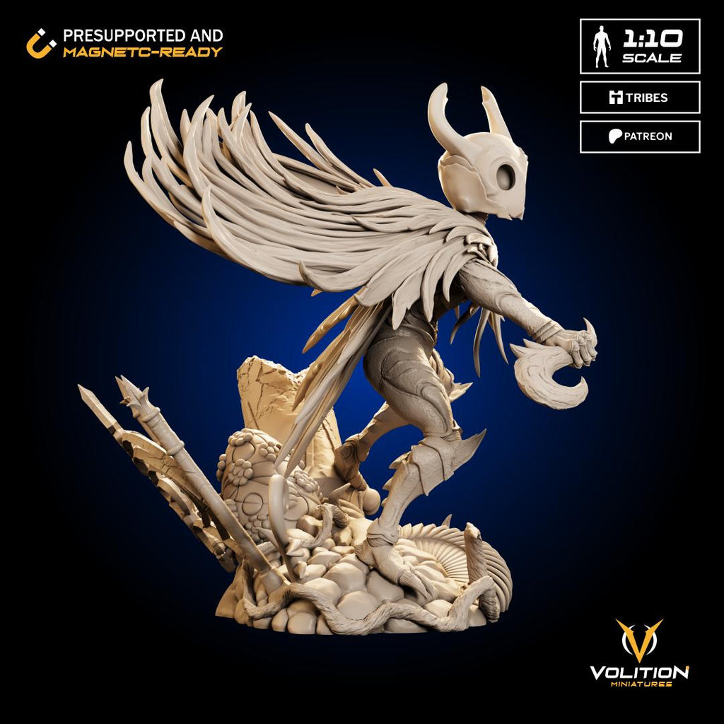 Knight  from Hollow Knight | 1:10 Statue |Highly Detailed| VolitionMiniatures Model | Painted-Unpainted |Diorama