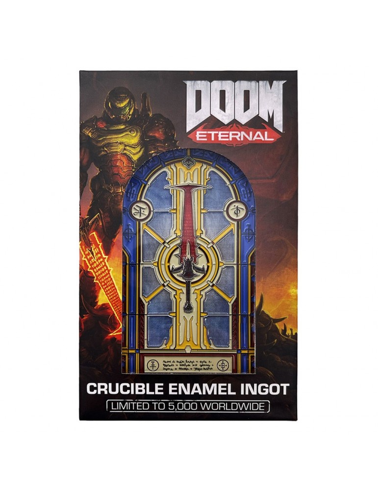 Doom Limited Edition Crucible Sword Stained Glass Window Ingot