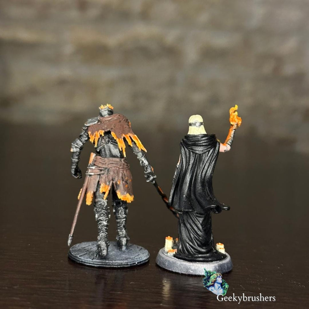 Firekeeper miniature |  Resin Statue | Dark Souls 3 , ~32mm scale