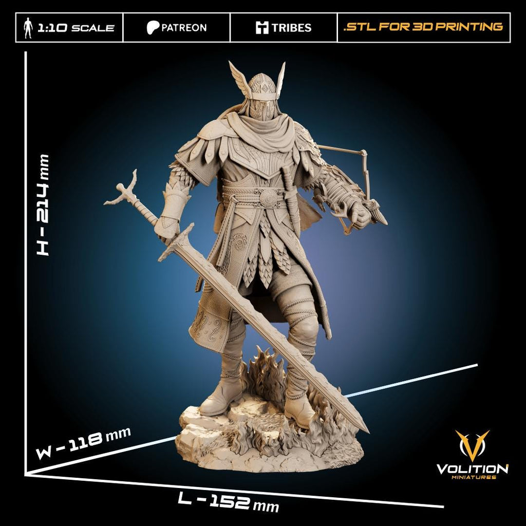 Wylder Statue | Elden Ring: Nightreign Resin Figure | 210mm height| Hand-Painted Collectible | Volition Miniatures |