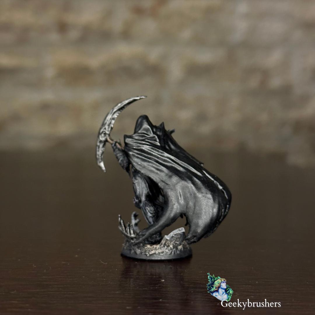 Ghostface Death miniature 32mm | Halloween collectible | Hand-Painted Resin mini