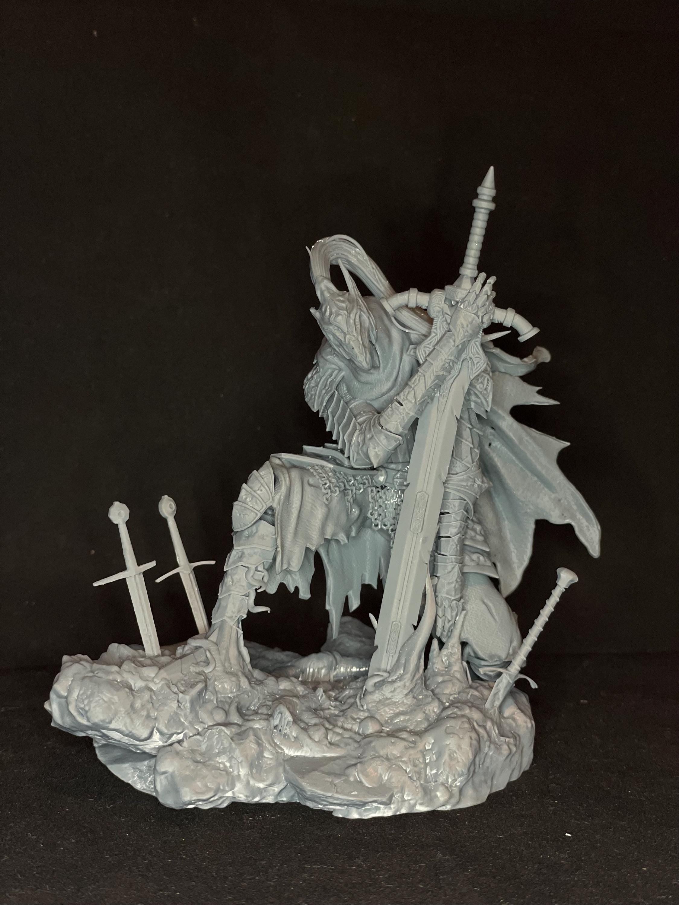 Artorias the Abysswalker Resin Statue | Dark Souls Remastered Collectible | 16K High‑Detail Print | 3 Sizes – Mini, Standard, Statue