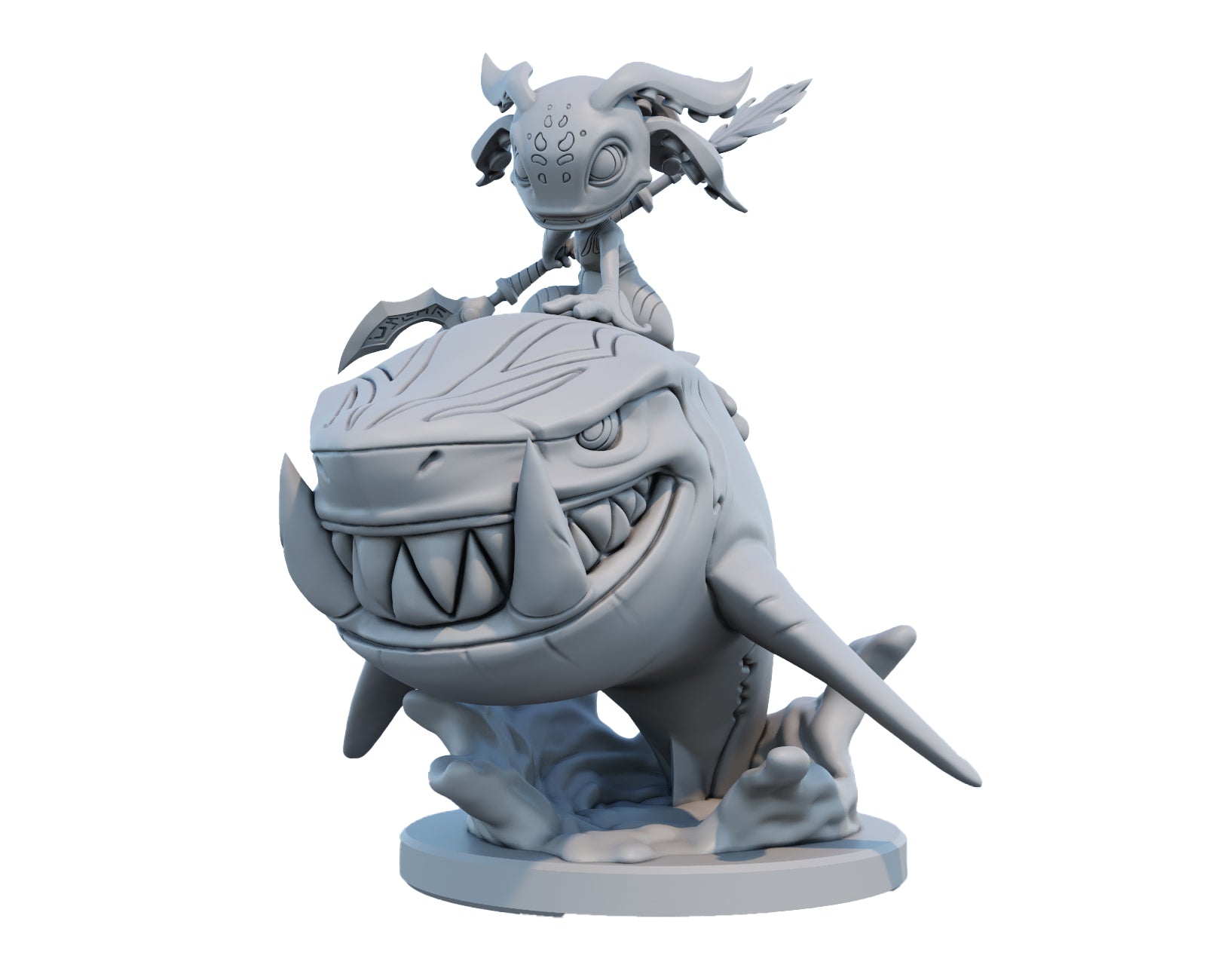 Fizz 3D Printed Figure