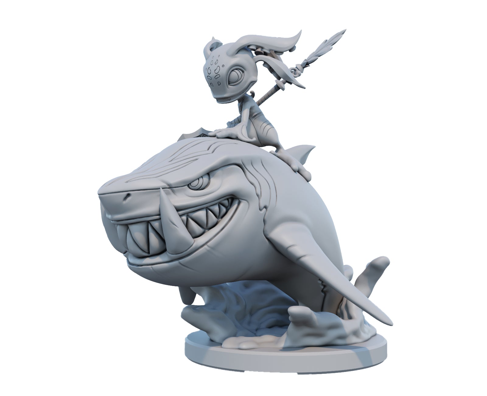Fizz 3D Printed Figure