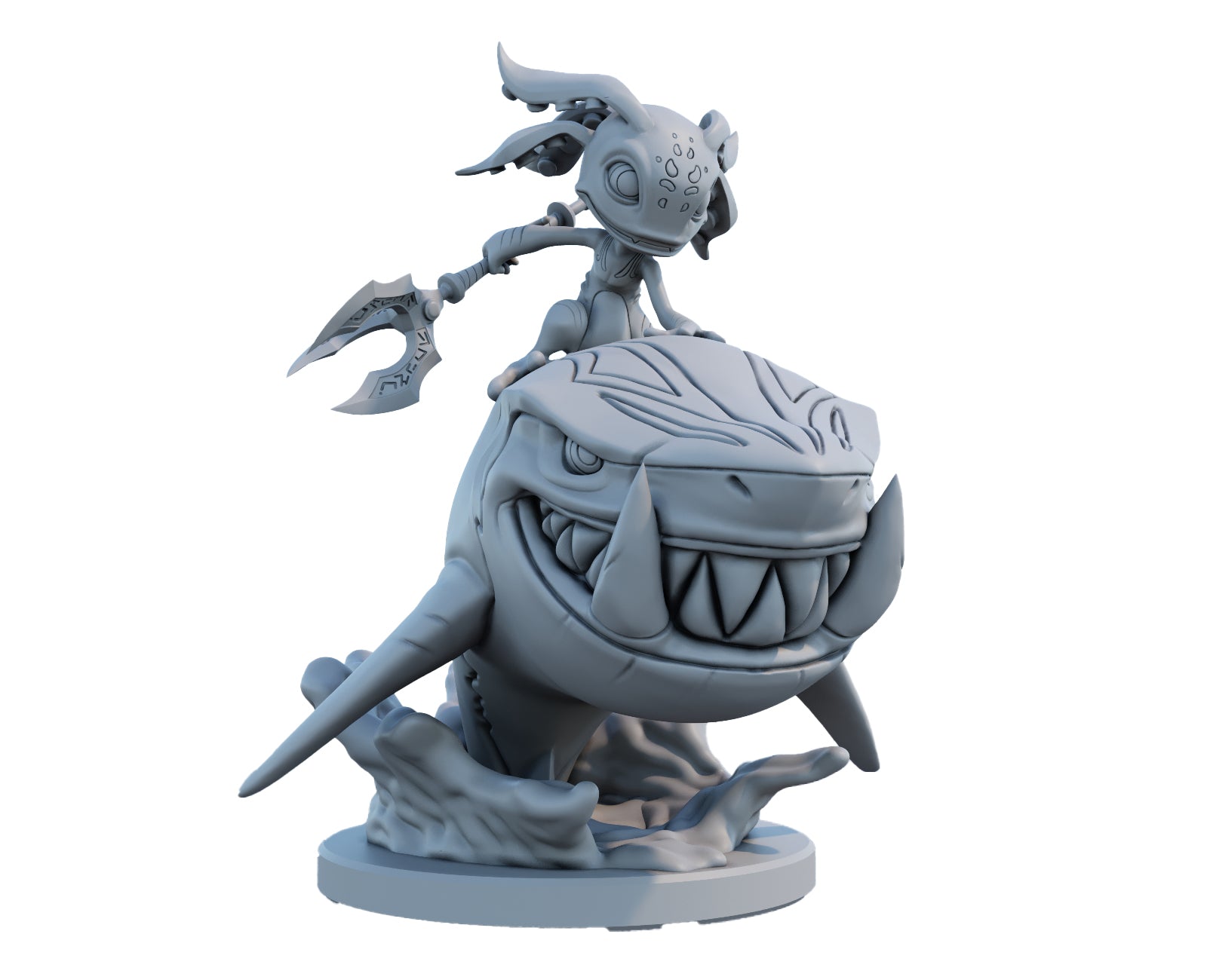 Fizz 3D Printed Figure