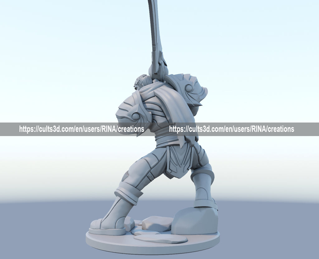 Garen 3D Printed Figure