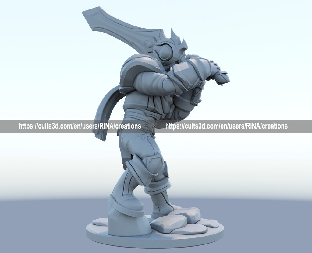 Garen 3D Printed Figure