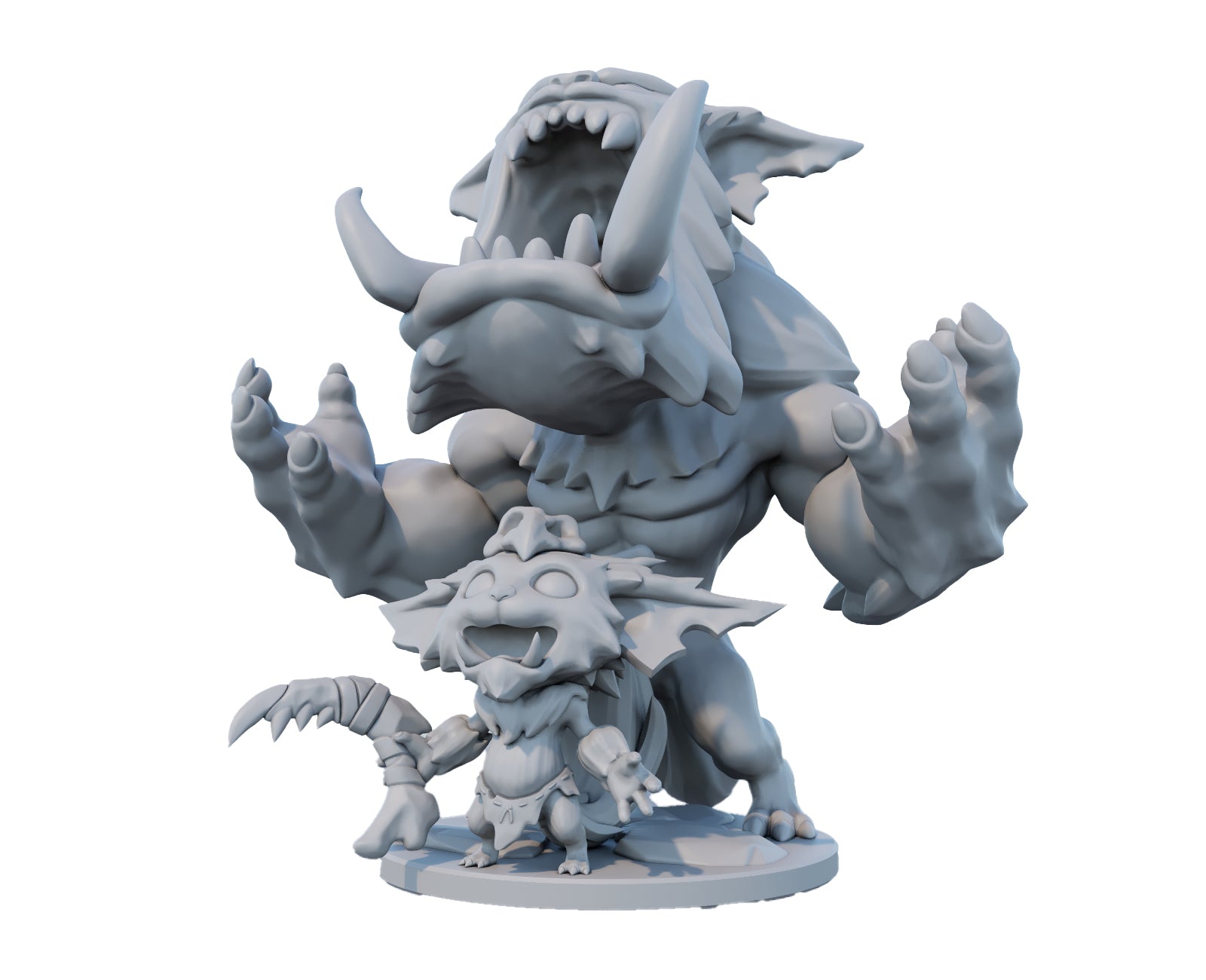 Gnar 3D Printed Figure