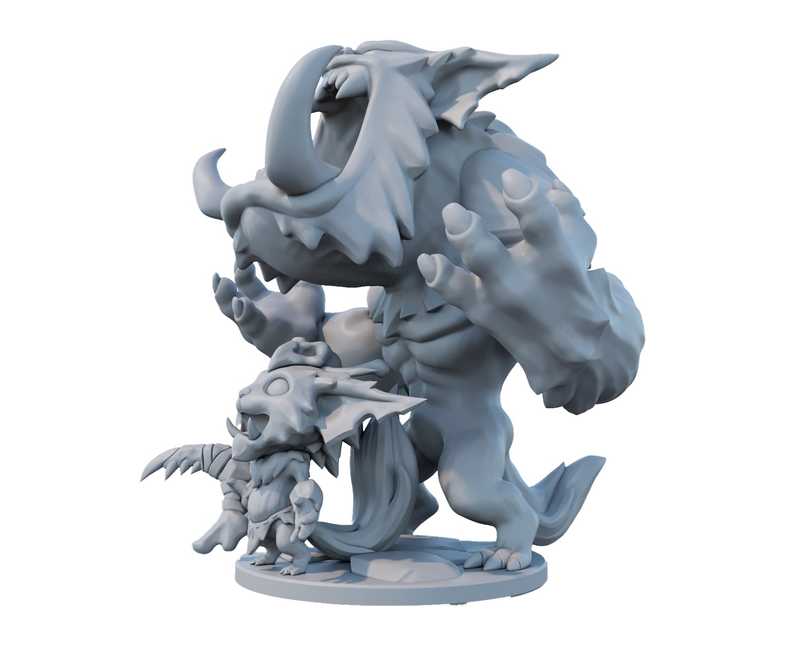 Gnar 3D Printed Figure