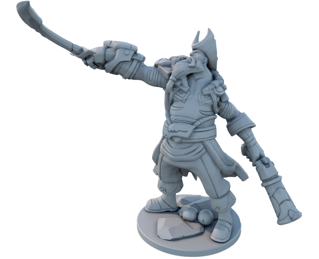 Gangplank 3D Printed Figure