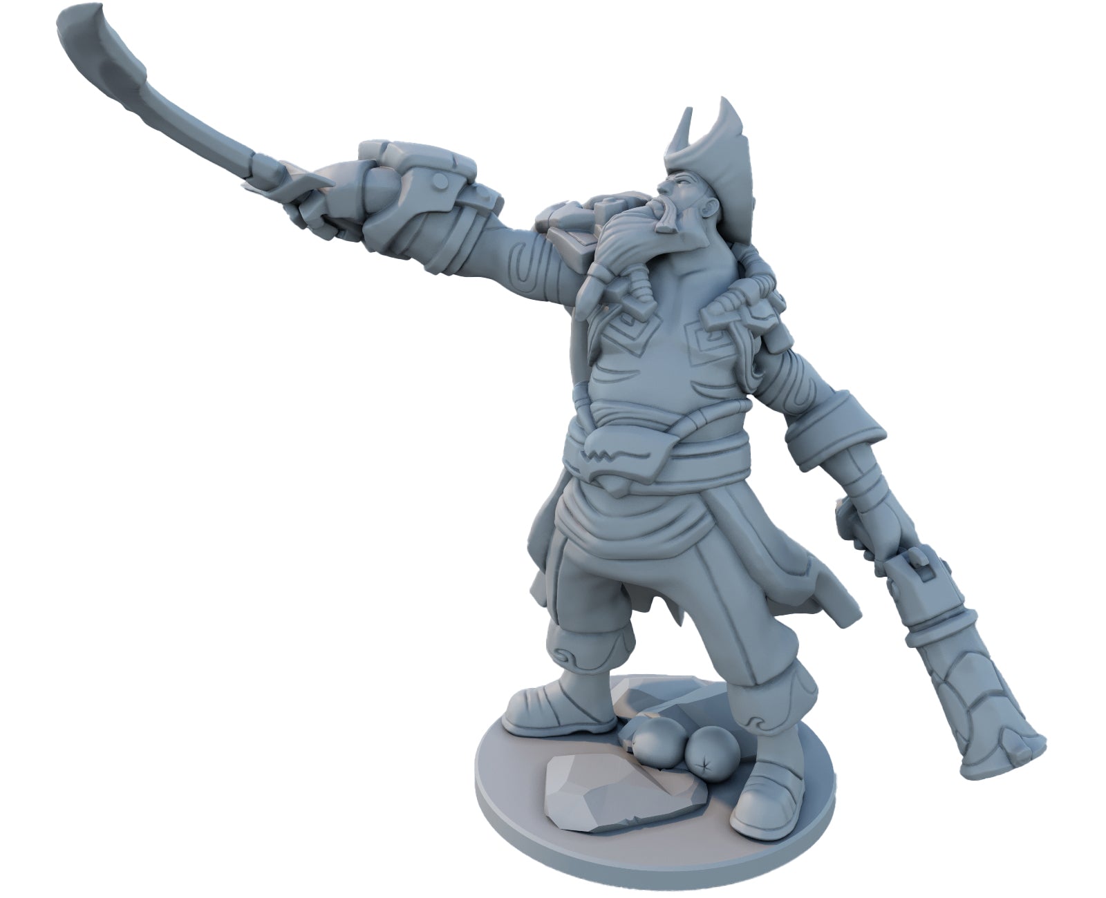 Gangplank 3D Printed Figure