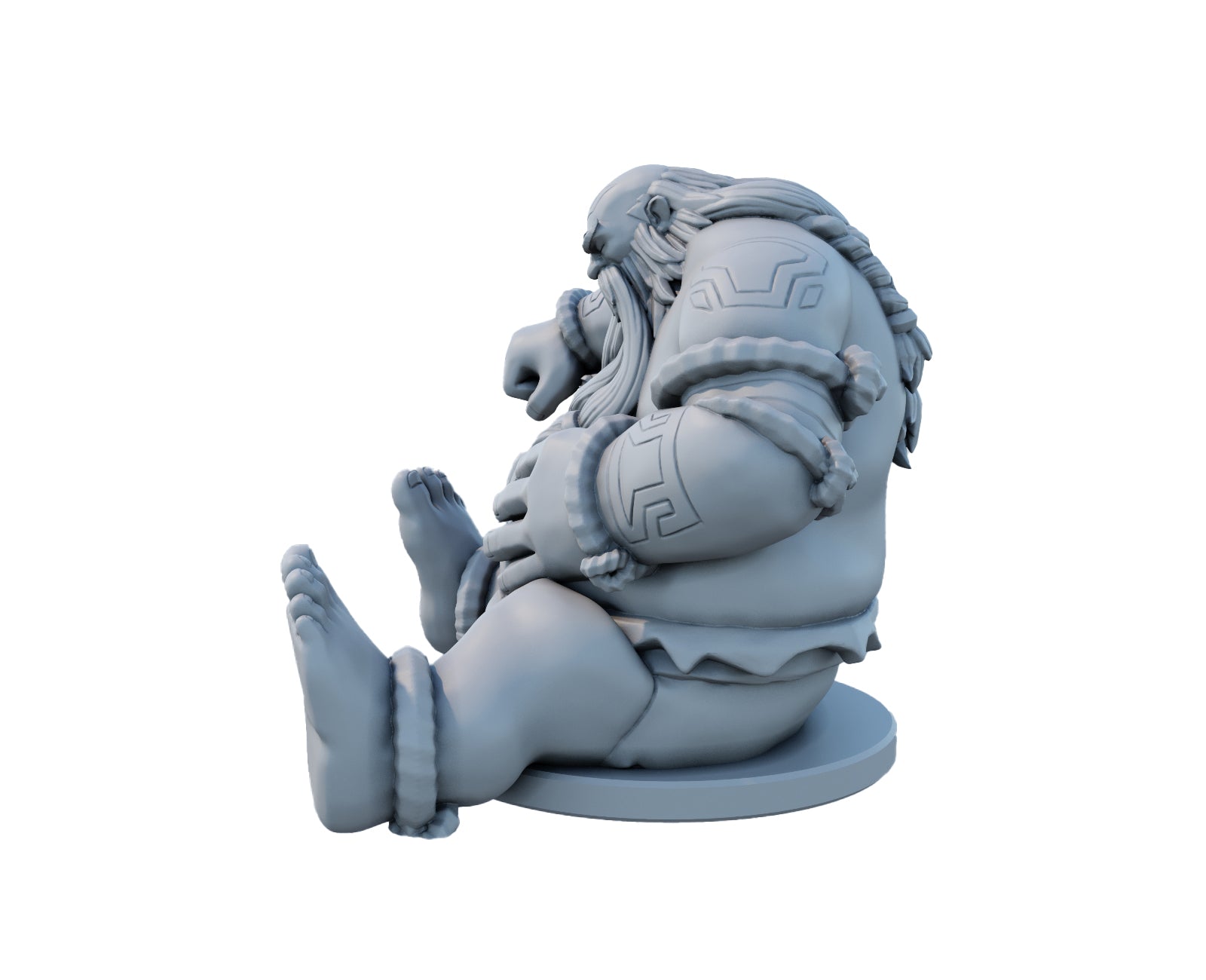 Gragas 3D Printed Figure