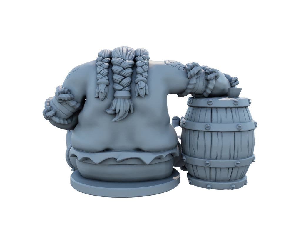 Gragas 3D Printed Figure