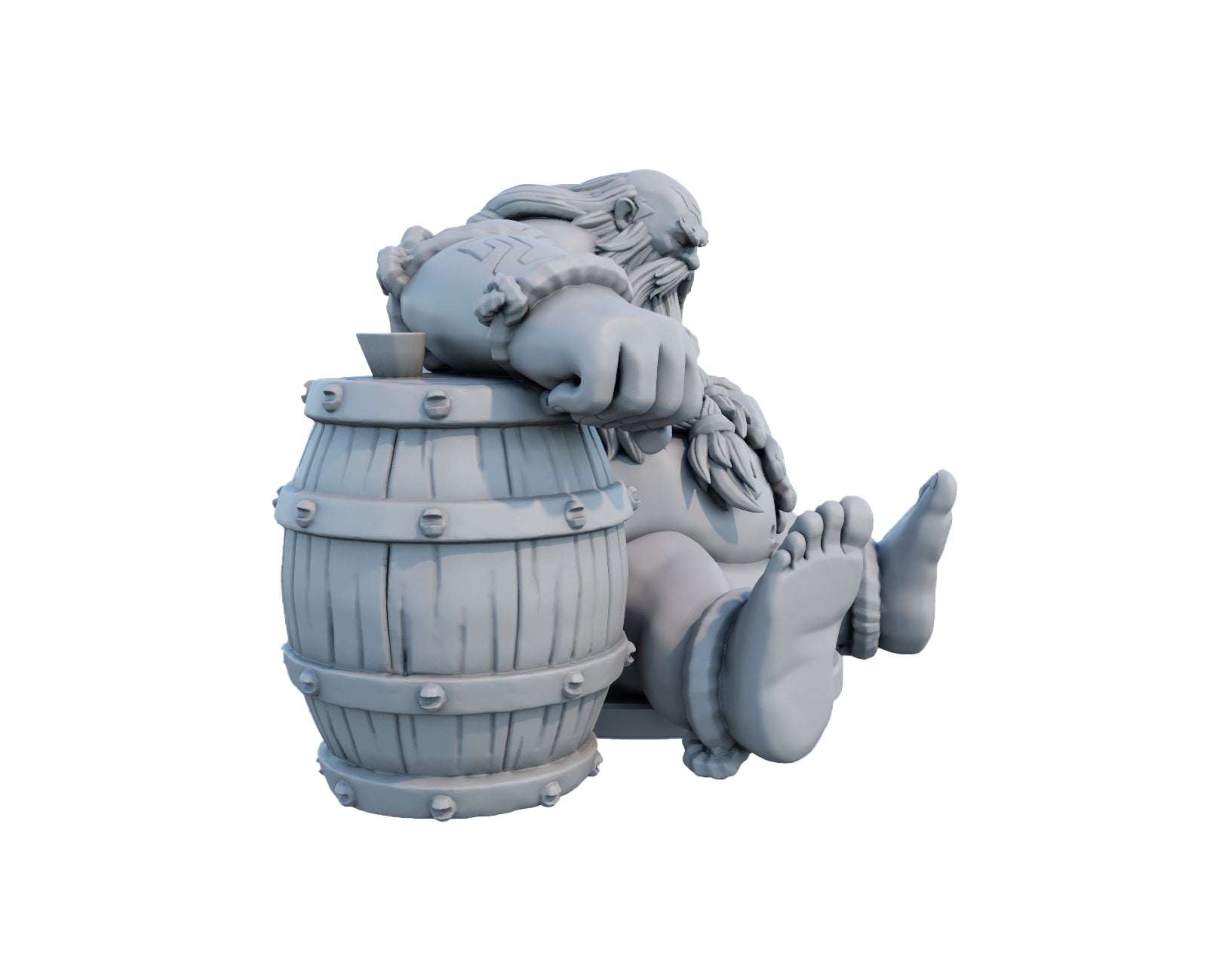 Gragas 3D Printed Figure