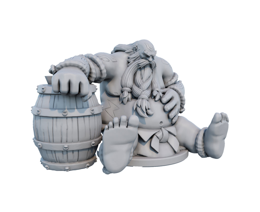 Gragas 3D Printed Figure