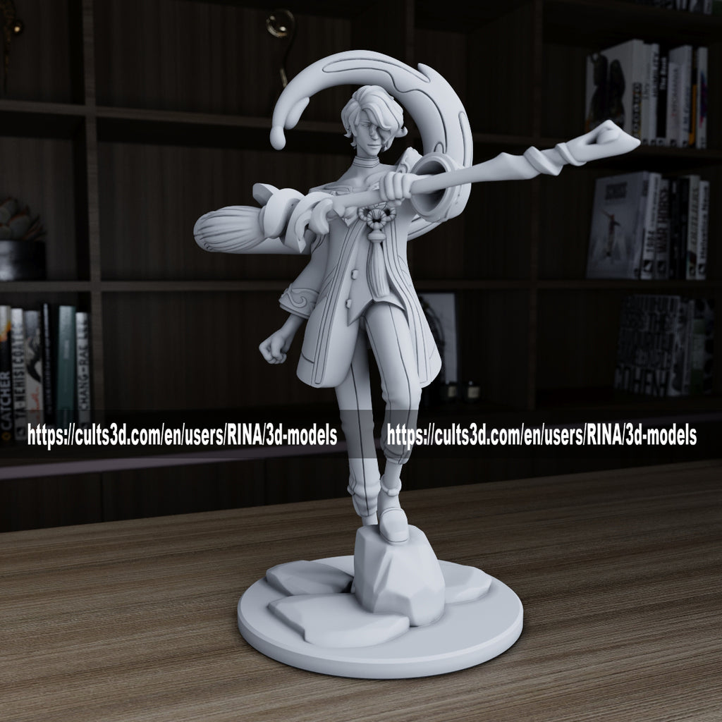 Hwei 3D Printed Figure