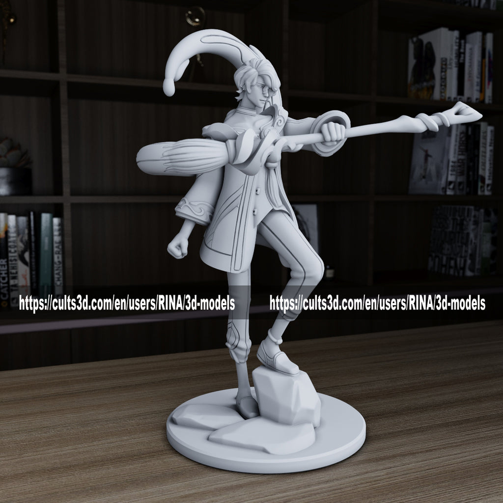 Hwei 3D Printed Figure